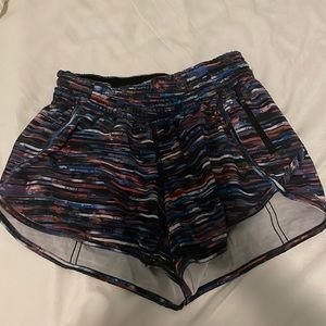 colored size 4 lululemon 4 inch shorts